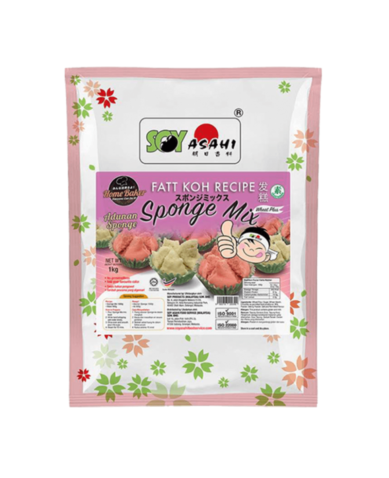 Soy Asahi Sponge Mix - Fatt Koh (Pink) Recipe 1kg