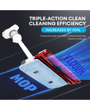 VM1 Pro 3in1 Vacuum Mop Sweep 16000PA Strong Suction Dust Mite Removal Lightweight Low Noise Self-Standing Design