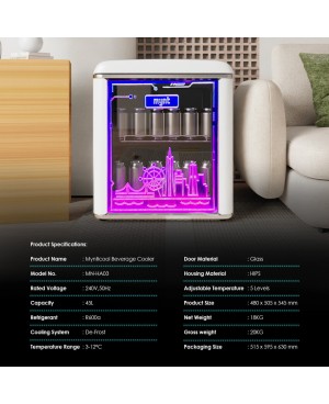 Mynticool Beverage Cooler Refrigerator