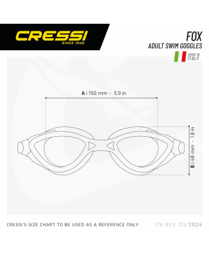 Cressi Fox Swim Goggles