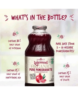 LAKEWOOD Organic PURE Pomegranate (Gluten Free)