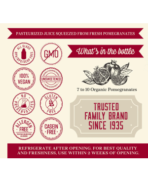 LAKEWOOD Organic PURE Pomegranate (Gluten Free)