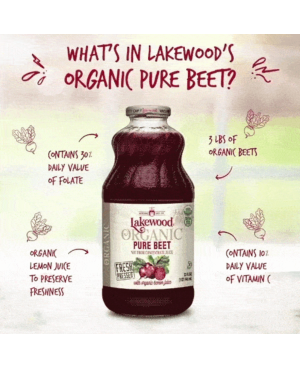 LAKEWOOD Organic PURE Beet (Gluten Free)