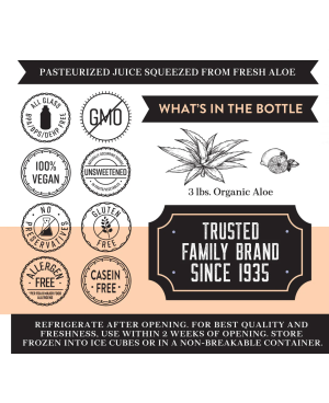 LAKEWOOD Organic PURE Aloe (Gluten Free)