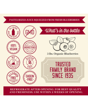 LAKEWOOD Organic PURE Blueberry (Gluten Free)