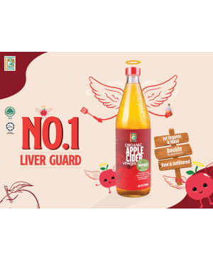 Radiant Organic Apple Cider Vinegar 750ML