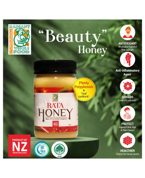 Radiant Organic Rata Honey Madu Asli Halal 500g