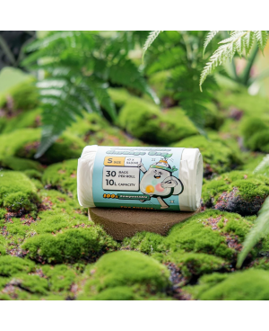 Earthya Compostable Garbage Bag - S Size ( 1ctn/12rolls X 30 pcs )