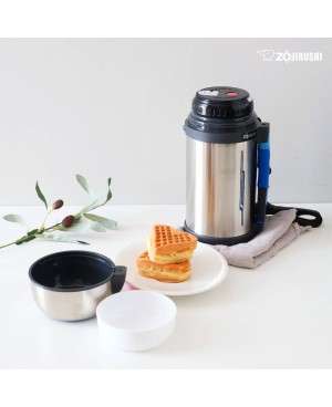 ZOJIRUSHI 1.3L S/S BOTTLE WITH CUP - SF-CC-13-XA