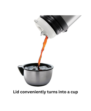 ZOJIRUSHI 1.3L S/S BOTTLE WITH CUP - SF-CC-13-XA