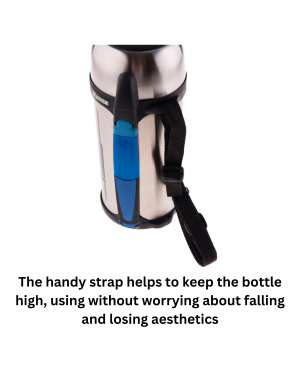 ZOJIRUSHI 1.3L S/S BOTTLE WITH CUP - SF-CC-13-XA