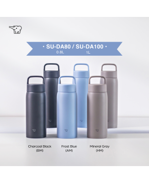 ZOJIRUSHI 0.8L S/S TWIST OPEN MUG - SU-DA80