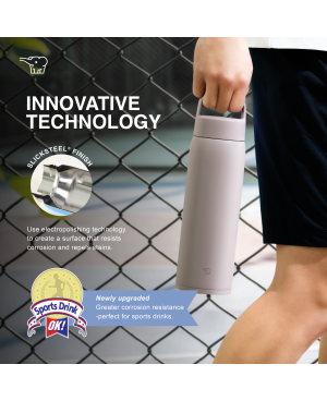 ZOJIRUSHI 0.8L S/S TWIST OPEN MUG - SU-DA80