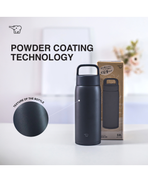 ZOJIRUSHI 0.8L S/S TWIST OPEN MUG - SU-DA80