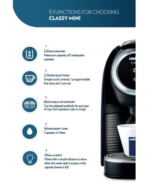 Lavazza BLUE LB300 CLASSY MINI CAPSULE MACHINE