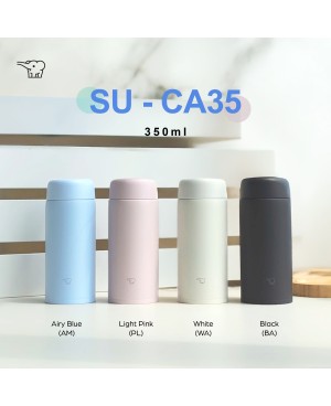 ZOJIRUSHI 0.35L S/S TWIST OPEN MUG BASIC SERIES - SU-CA-35