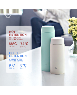 ZOJIRUSHI 0.50L S/S TWIST OPEN MUG BASIC SERIES - SU-CA-50