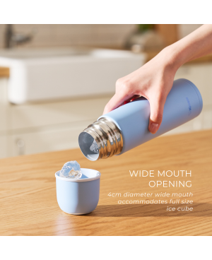 ZOJIRUSHI 0.5L S/S BOTTLE WITH CUP - SV-GR-50