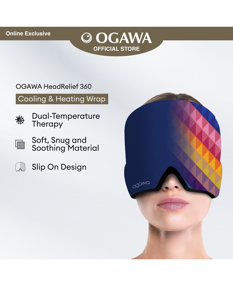 [New Arrival] Ogawa by Ogawa HeadRelief 360 Cooling & Heat Wrap