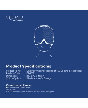 [New Arrival] Ogawa by Ogawa HeadRelief 360 Cooling & Heat Wrap