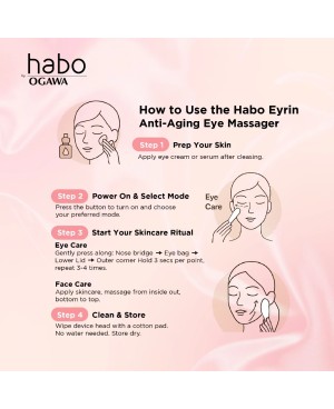 [New Arrival] Habo by Ogawa Eyrin Anti-Aging Eye Massager