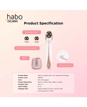 [New Arrival] Habo by Ogawa Eyrin Anti-Aging Eye Massager