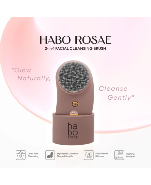 [New Arrival 2025] Habo by Ogawa Rosae 2in1 Facial Cleaning Brush Device – Deep Cleanse & Glow