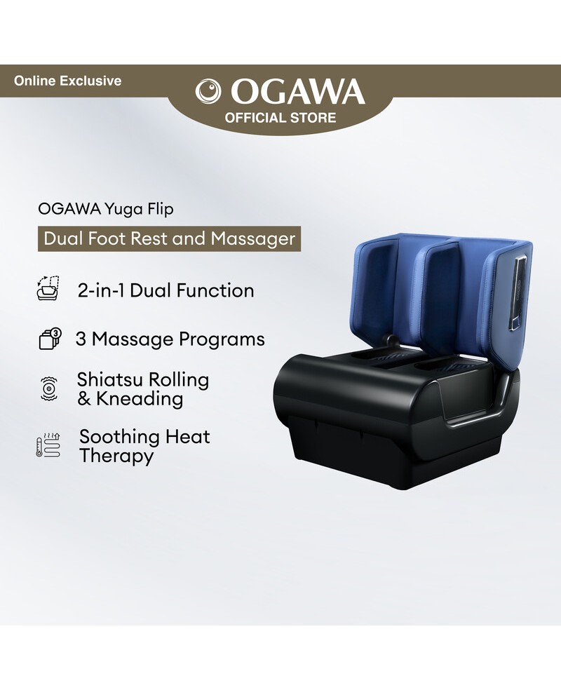 [New Arrival] Ogawa by OGAWA YugaFlip Dual Foot Rest & Massager