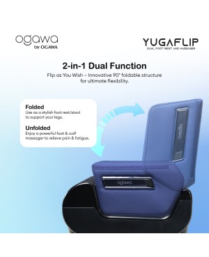 [New Arrival] Ogawa by OGAWA YugaFlip Dual Foot Rest & Massager
