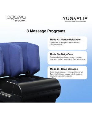 [New Arrival] Ogawa by OGAWA YugaFlip Dual Foot Rest & Massager
