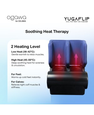 [New Arrival] Ogawa by OGAWA YugaFlip Dual Foot Rest & Massager