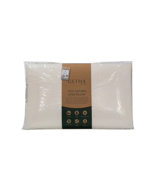 GETHA Medium Firm Latex Pillow (Tencel Fabric)