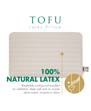 GETHA Tofu Latex Pillow