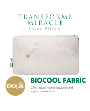 (LIMITED UNIT) Getha Transforme Miracle Latex Pillow (NEW)