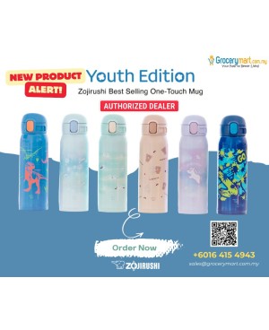 ZOJIRUSHI 0.48L S/S ONE TOUCH MUG - SM-WJ/WN48