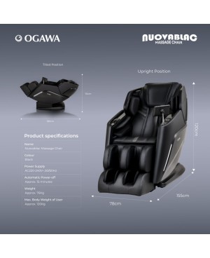 OGAWA NUOVABLAC Duo Comfort Massage Chair