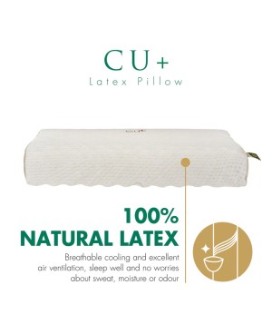 (LIMITED UNIT) GETHA CU+ Latex Pillow