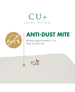 (LIMITED UNIT) GETHA CU+ Latex Pillow