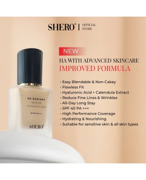 【 AUGUST PROMOTIONS 】[NEW] SHERO Flawless Base Trio HA Radiant Foundation