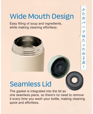 ZOJIRUSHI 0.52L S/S FOOD JAR - SW-LA-52H