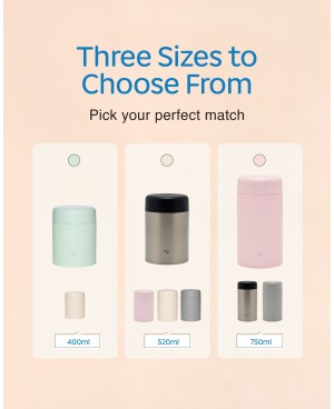 ZOJIRUSHI 0.75L S/S FOOD JAR - SW-LA-75H