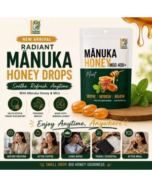 Radiant Manuka Honey Drops (MGO 400+) 32g