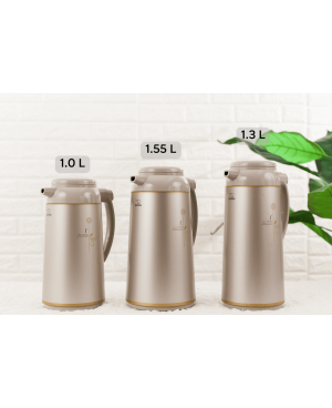 ZOJIRUSHI 1.55L GLASS LINED HANDY POT - AFFB-16-TK