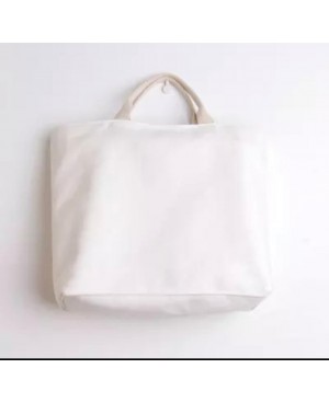 Canvas Tote Bag with Zip & Inner pocket – High Quality Korea Style Bag