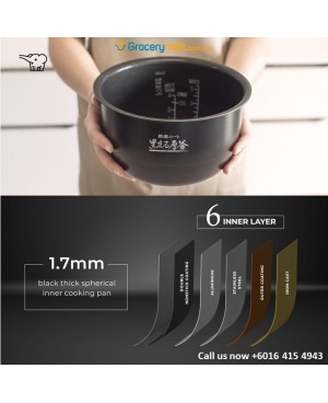 ZOJIRUSHI 1L/1.8L IH RICE COOKER & WARMER - NW-QAQ10/18