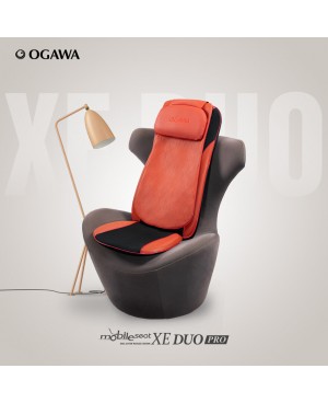 OGAWA MOBILE SEAT XE DUO PRO DUAL-ACTION PORTABLE MASSAGE CUSHION (OZ 1007) – CHERRY RED