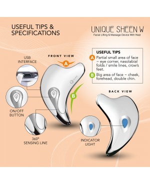 OGAWA Unique Sheen W Facial Lifting and Massage Device With Heat