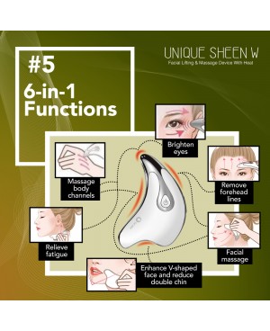 OGAWA Unique Sheen W Facial Lifting and Massage Device With Heat