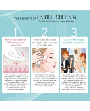 OGAWA Unique Sheen W Facial Lifting and Massage Device With Heat