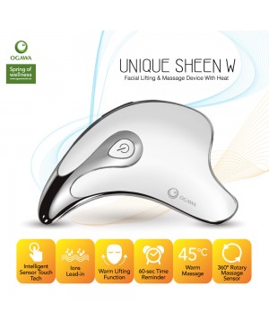 OGAWA Unique Sheen W Facial Lifting and Massage Device With Heat